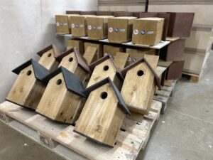 Birdhouses with Logo